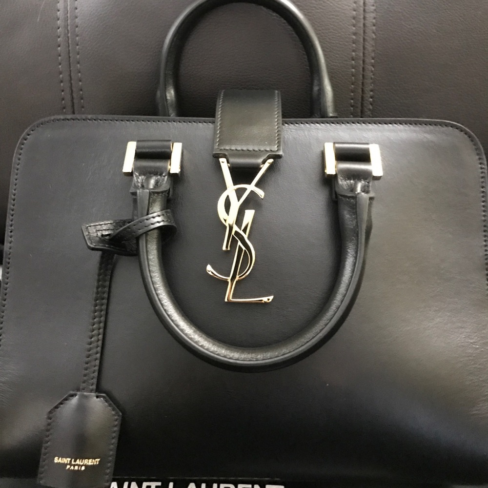 YSL Cabs black purse